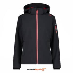 chaqueta mujer softshell campagnolo zip hood