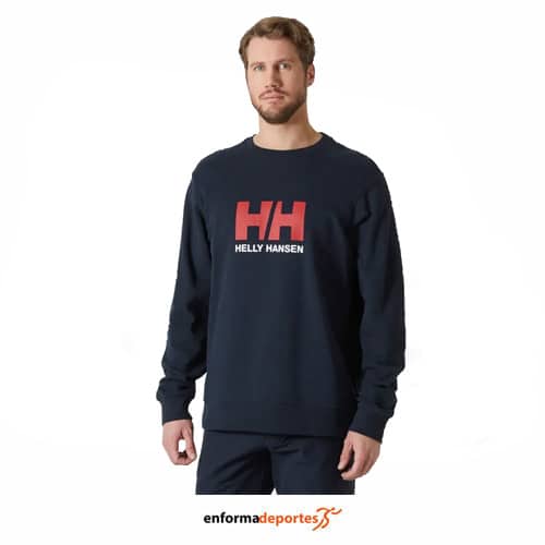 Sudadera hombre Helly Hansen logo crew sweat 2.0