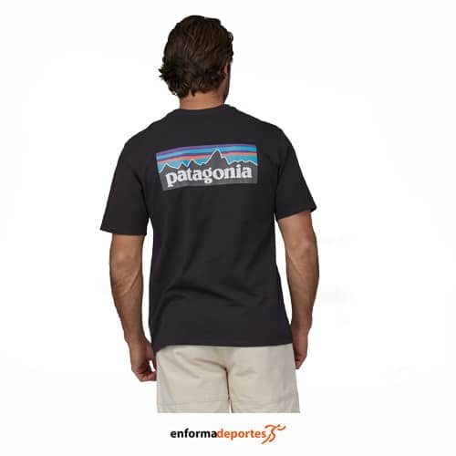 CAMISETA HOMBRE PATAGONIA P6 LOGO HOODY